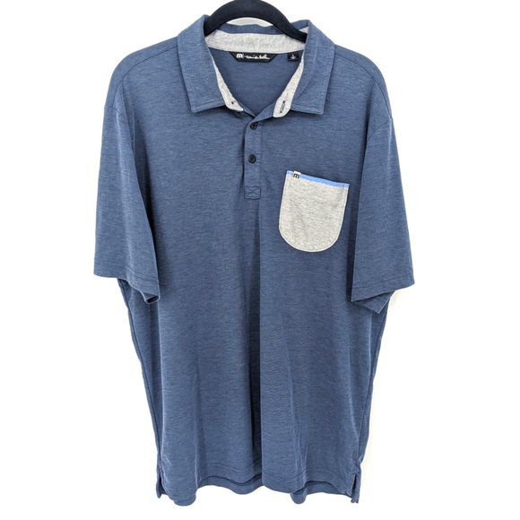 Travis Mathew Other - Travis Mathew Polo Shirt Mens Large Blue Gray Golf‎